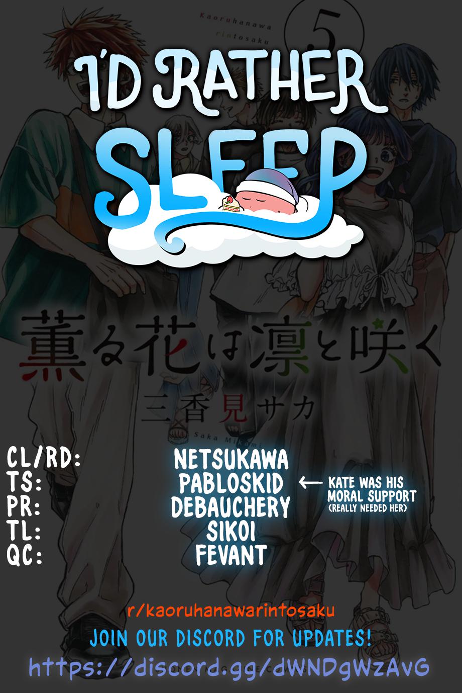 Kaoru Hana wa Rin to Saku Chap 38 - Next Chap 39