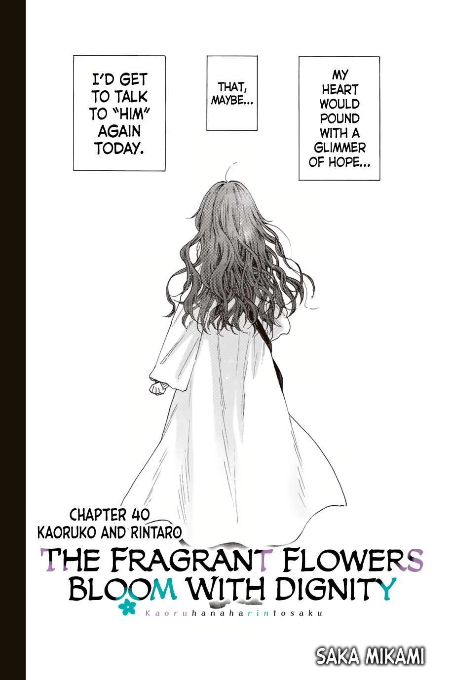 Kaoru Hana wa Rin to Saku Chap 40 - Next Chap 41