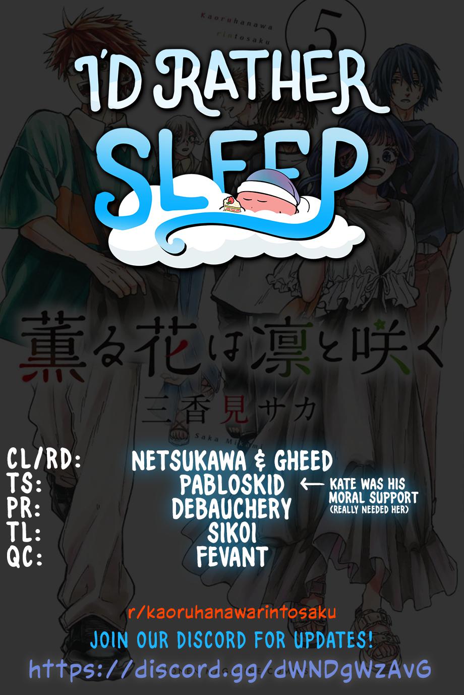 Kaoru Hana wa Rin to Saku Chap 40 - Next Chap 41