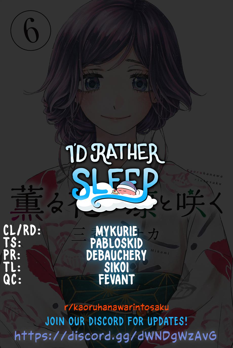 Kaoru Hana wa Rin to Saku Chap 43 - Next Chap 44