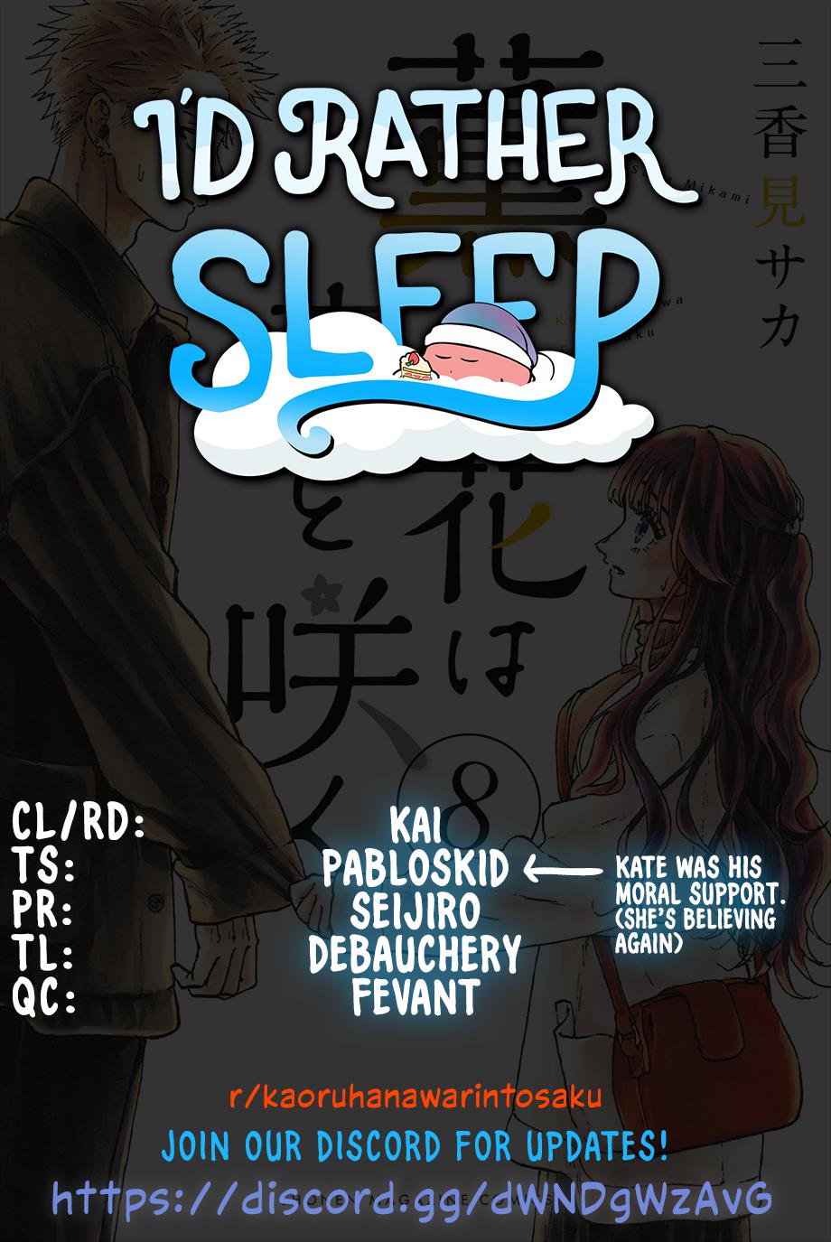 Kaoru Hana wa Rin to Saku Chap 68 - Next Chap 69
