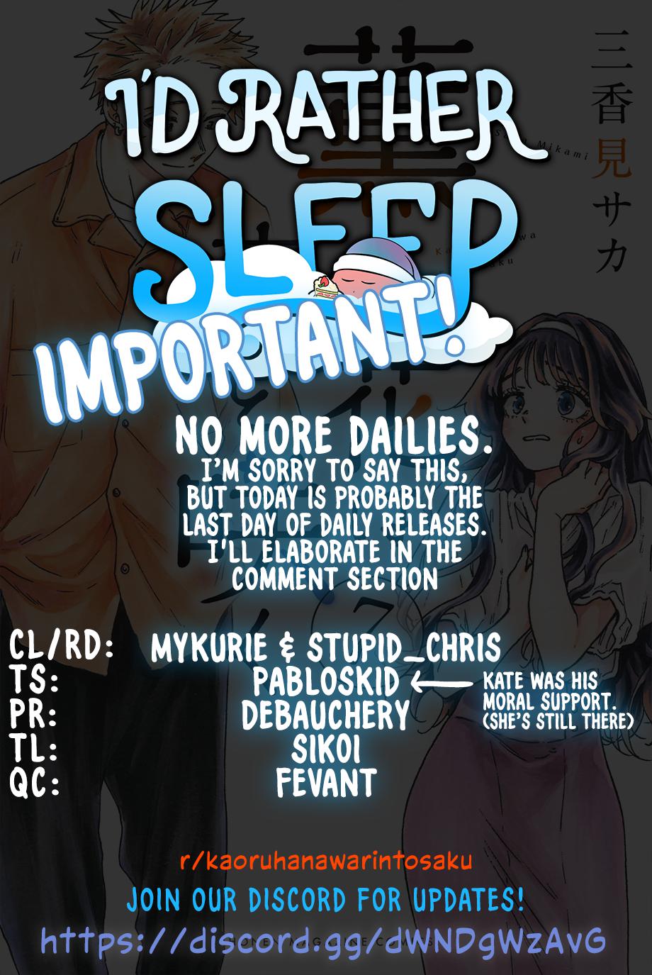 Kaoru Hana wa Rin to Saku Chap 63 - Next Chap 64