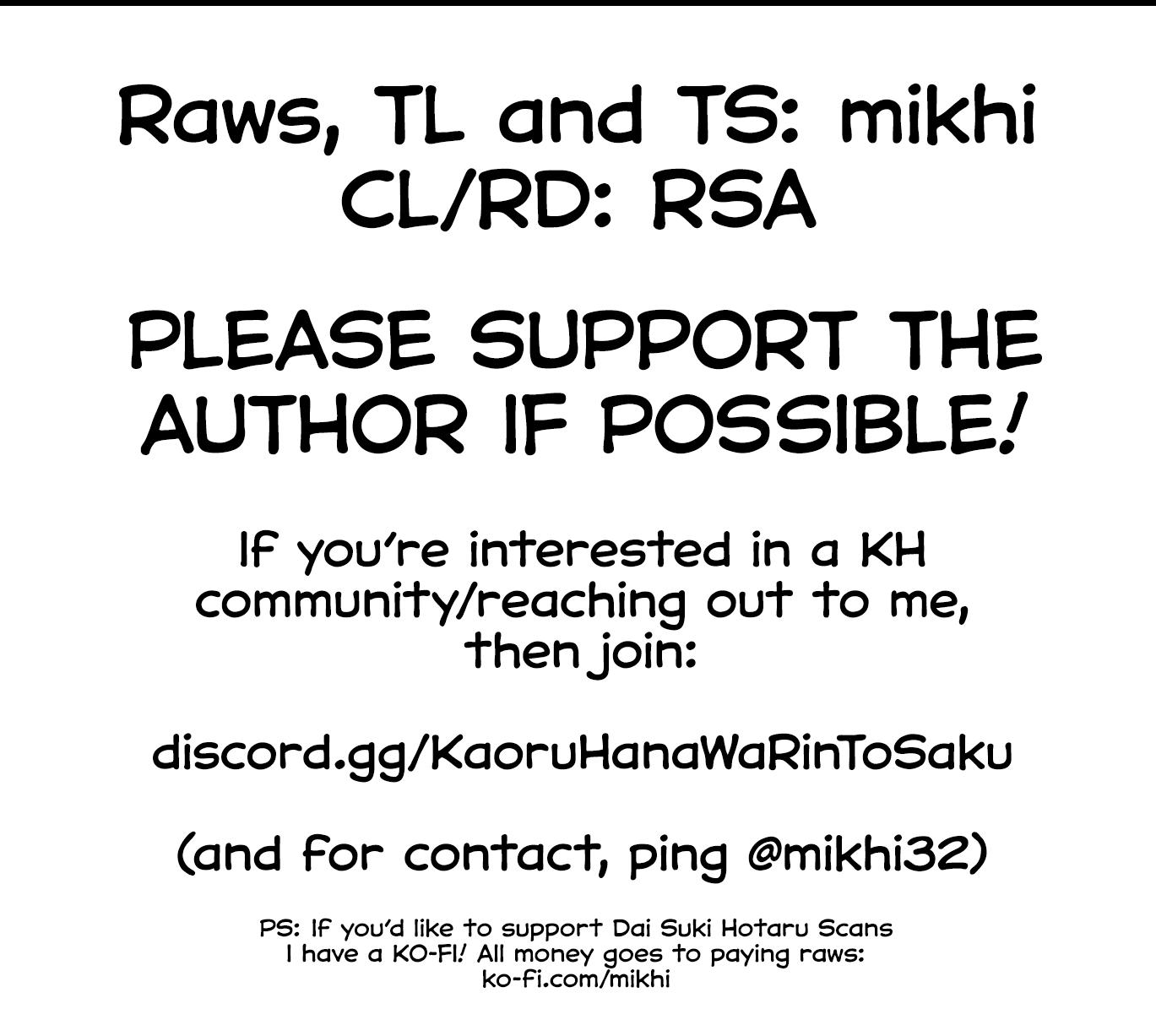 Kaoru Hana wa Rin to Saku Chap 156.5 - Next Chap 157.5