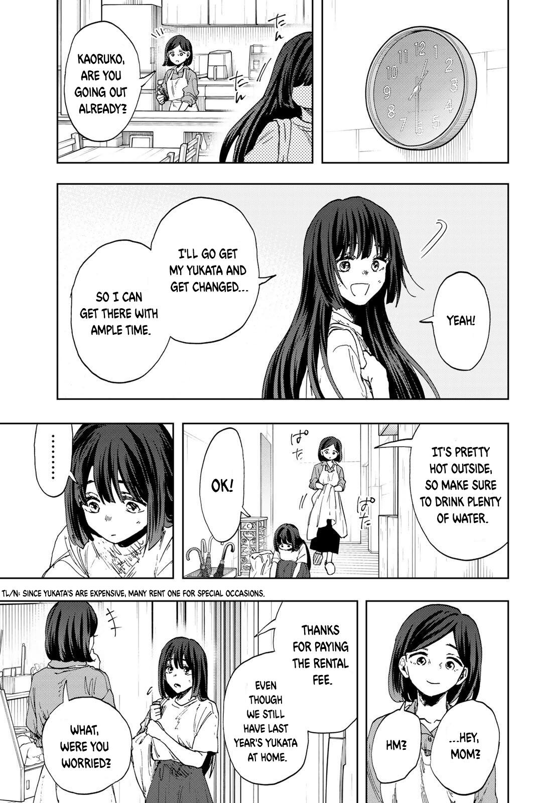 Kaoru Hana wa Rin to Saku Chap 156.5 - Next Chap 157.5