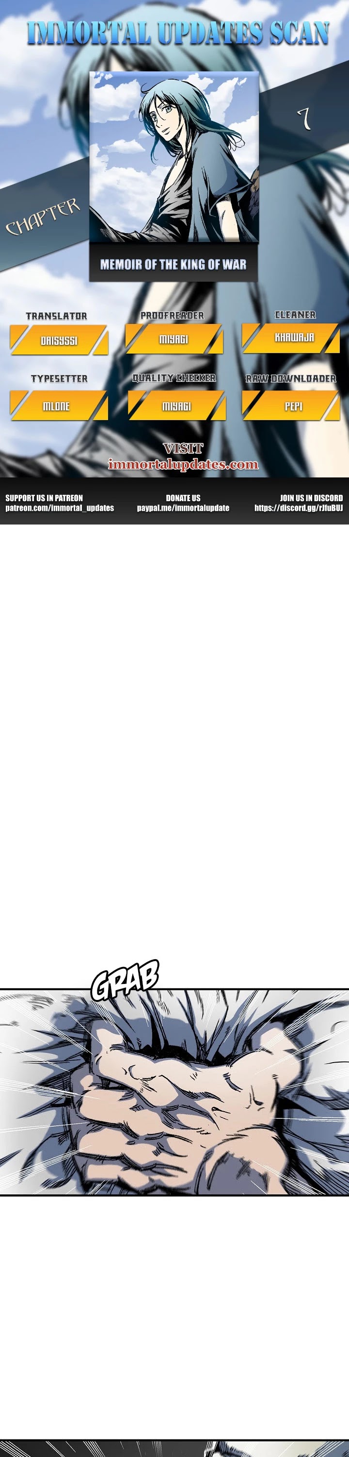 Memoir of the God of War Chap 7 - Next Chap 8