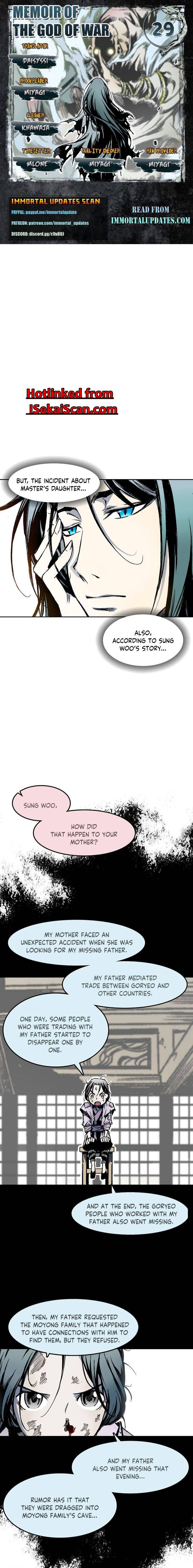 Memoir of the God of War Chap 29 - Next Chap 30