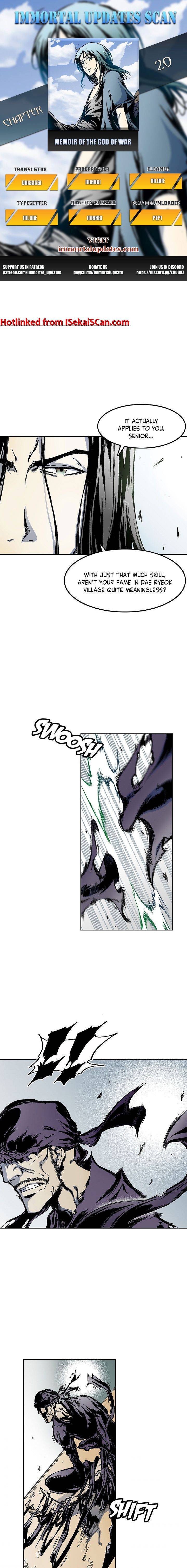 Memoir of the God of War Chap 20 - Next Chap 21