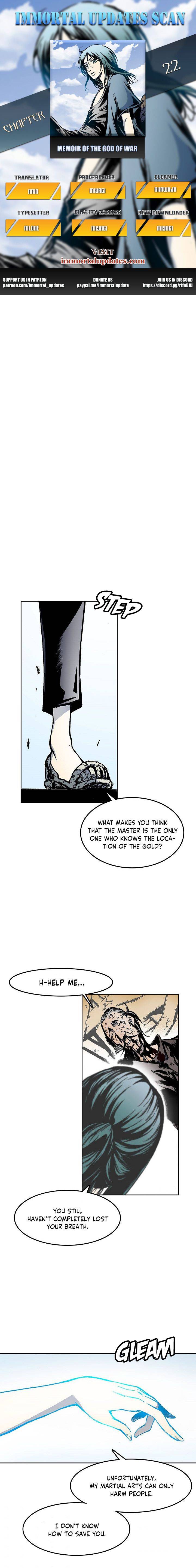 Memoir of the God of War Chap 22 - Next Chap 23