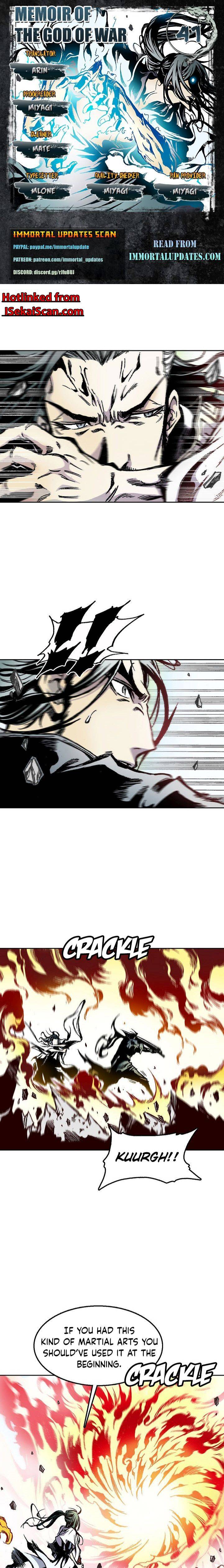 Memoir of the God of War Chap 41 - Next Chap 42