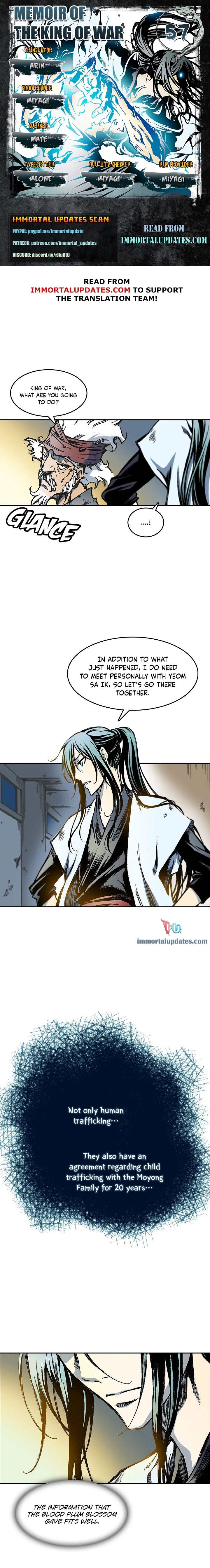 Memoir of the God of War Chap 57 - Next Chap 58