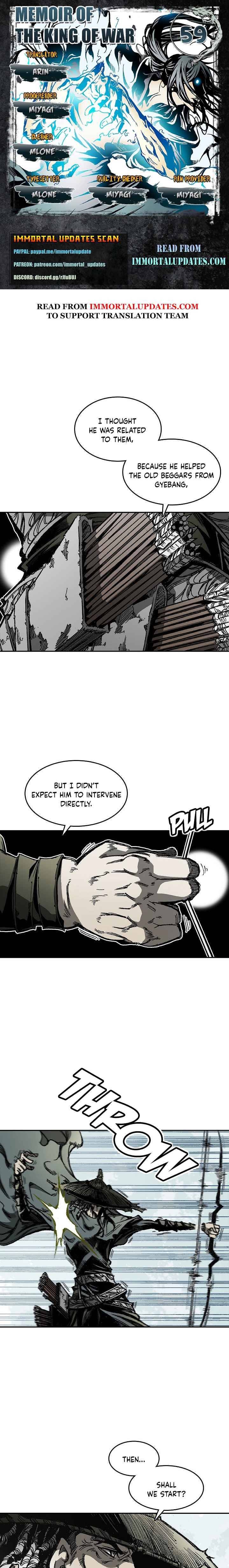 Memoir of the God of War Chap 59 - Next Chap 60