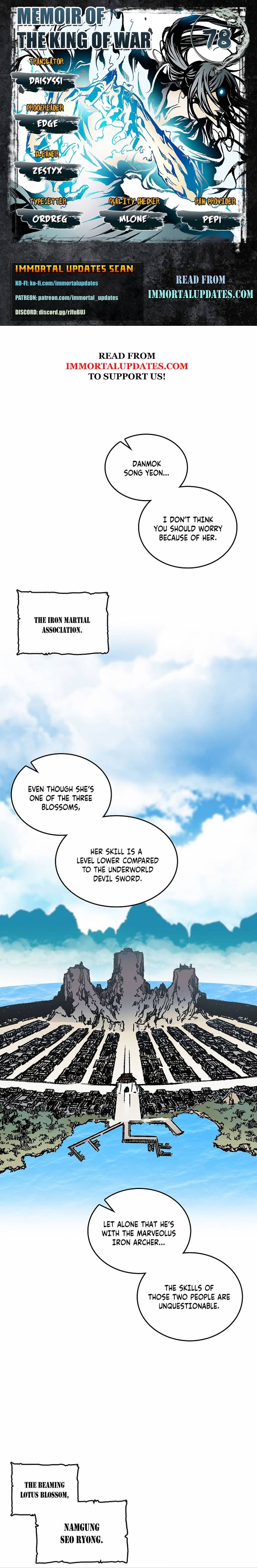 Memoir of the God of War Chap 78 - Next Chap 79