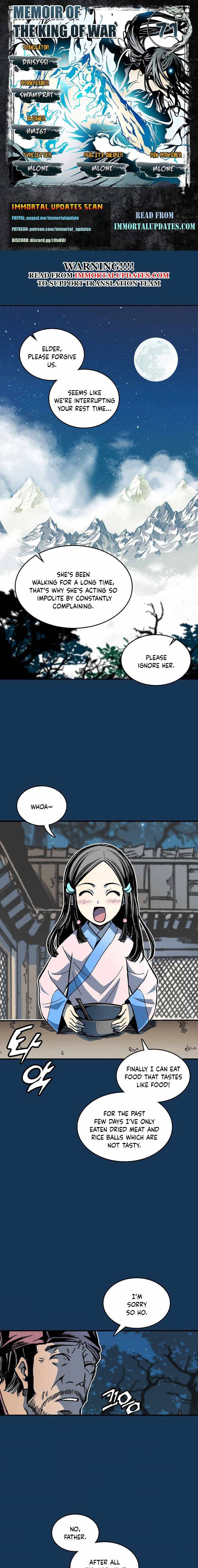 Memoir of the God of War Chap 71 - Next Chap 72