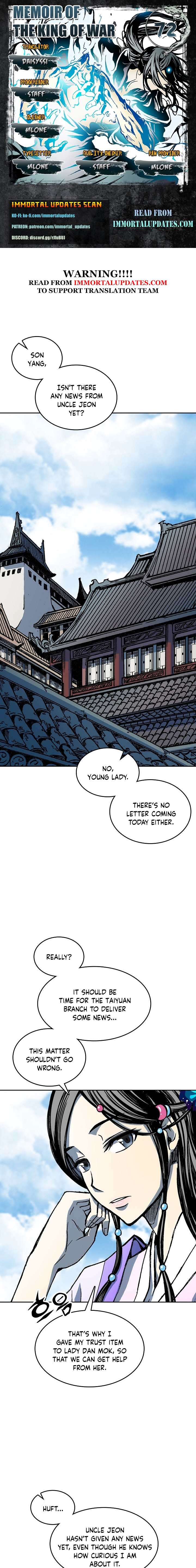 Memoir of the God of War Chap 72 - Next Chap 73