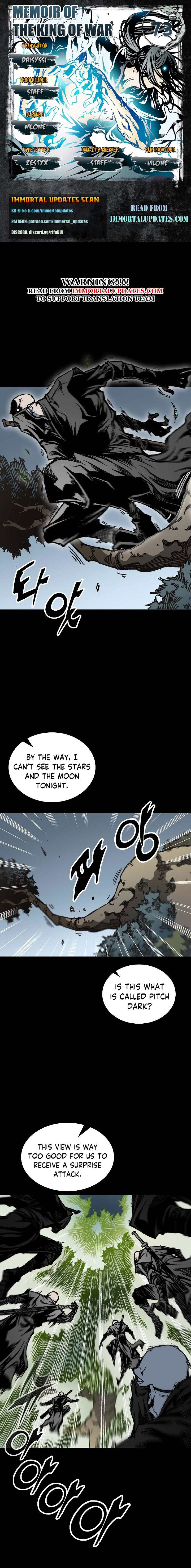 Memoir of the God of War Chap 73 - Next Chap 74