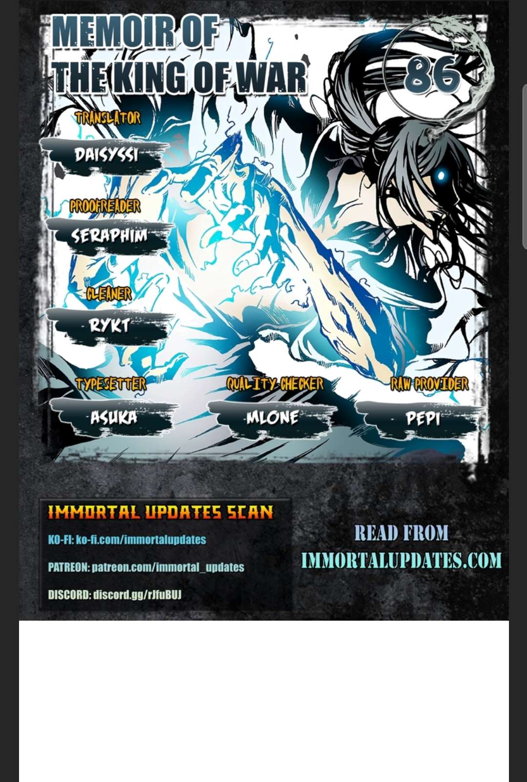 Memoir of the God of War Chap 86 - Next Chap 87