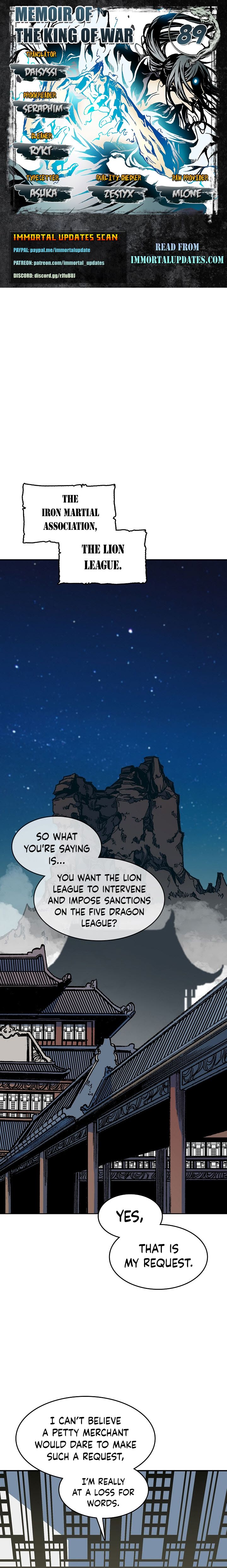 Memoir of the God of War Chap 89 - Next Chap 90