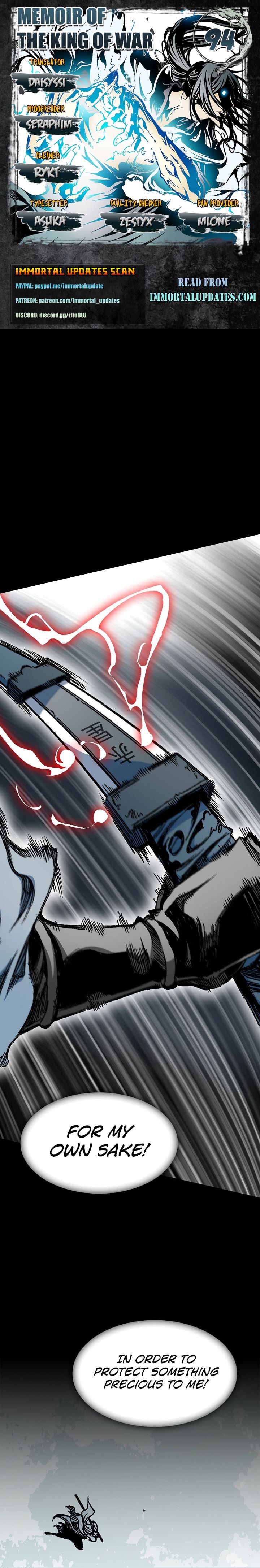 Memoir of the God of War Chap 94 - Next Chap 95