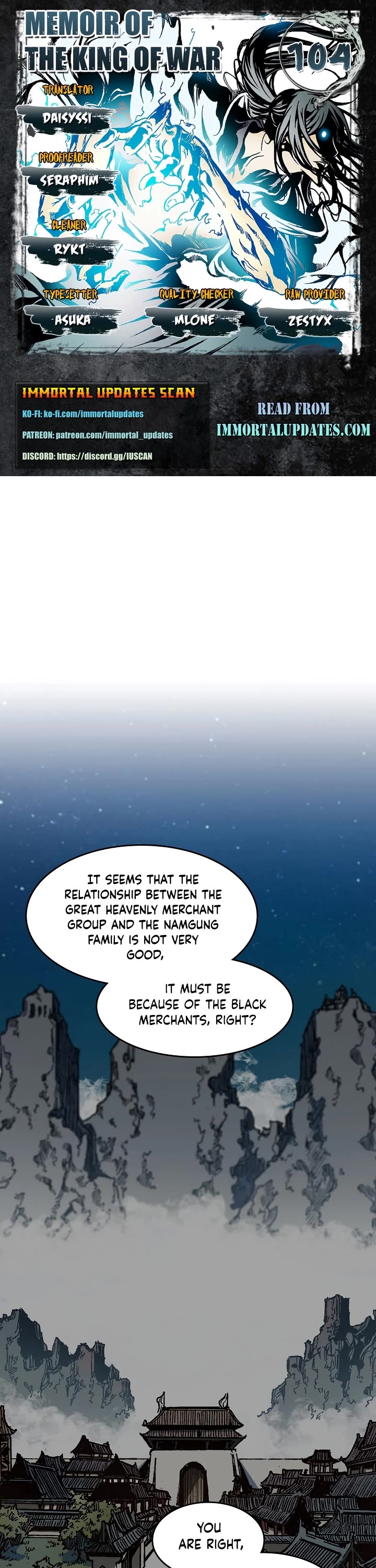 Memoir of the God of War Chap 104 - Next Chap 105