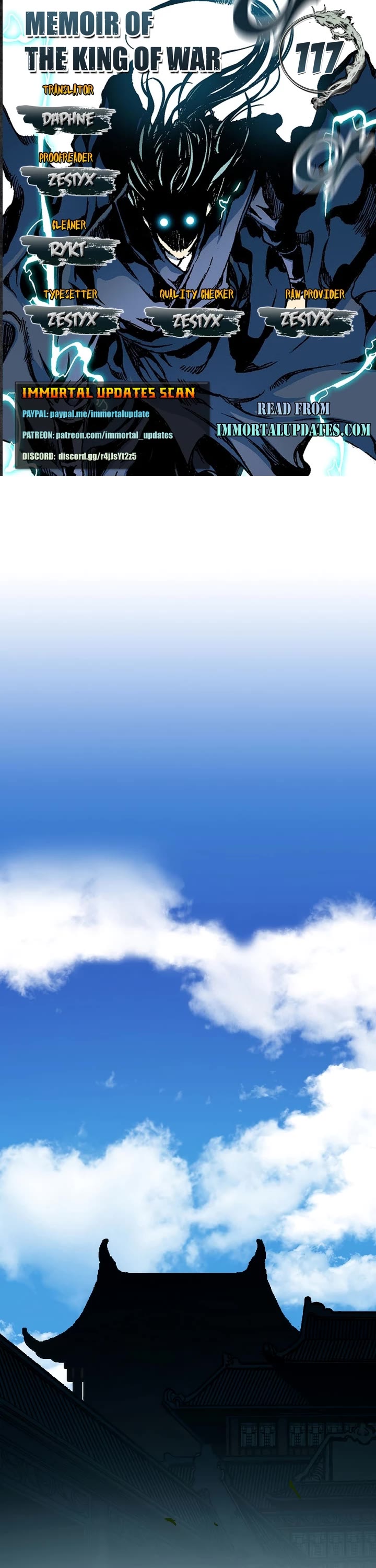 Memoir of the God of War Chap 117 - Next Chap 118