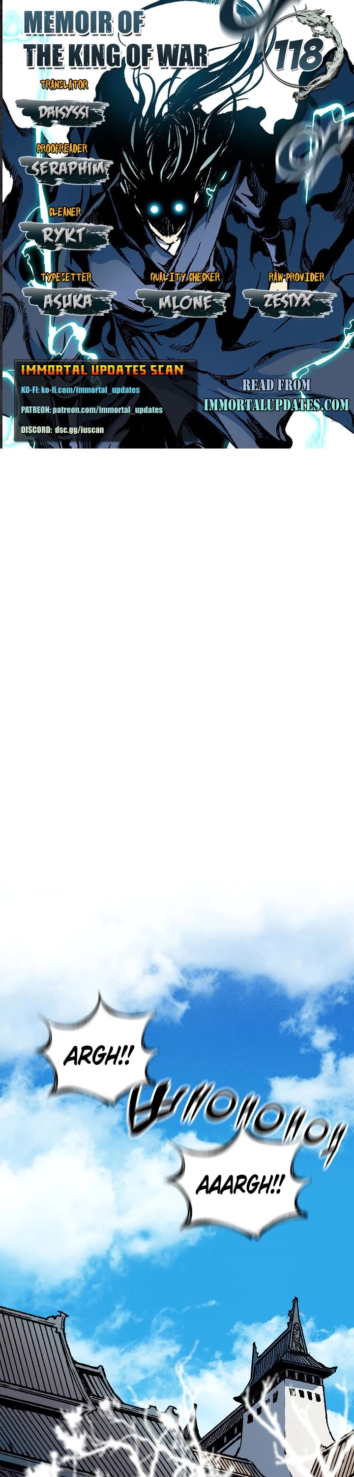 Memoir of the God of War Chap 118 - Next Chap 119