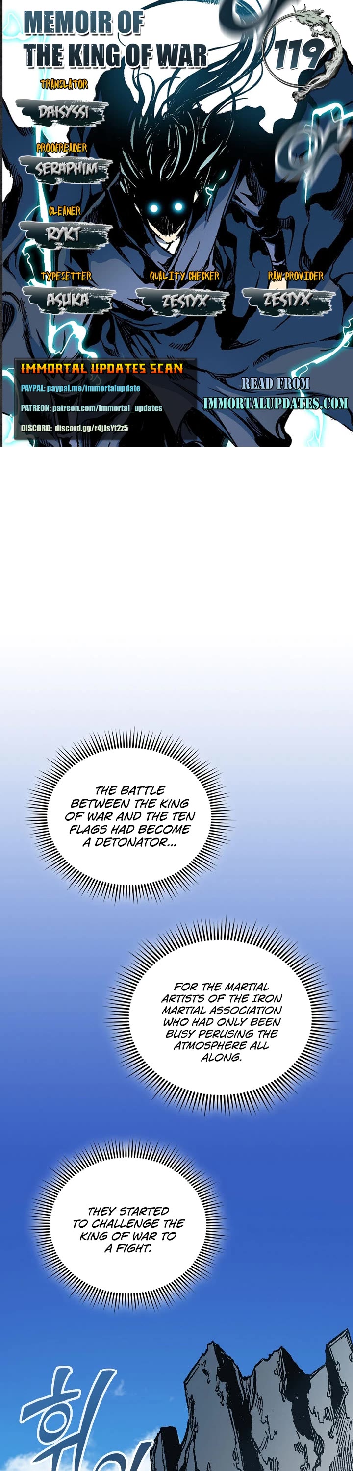 Memoir of the God of War Chap 119 - Next Chap 120