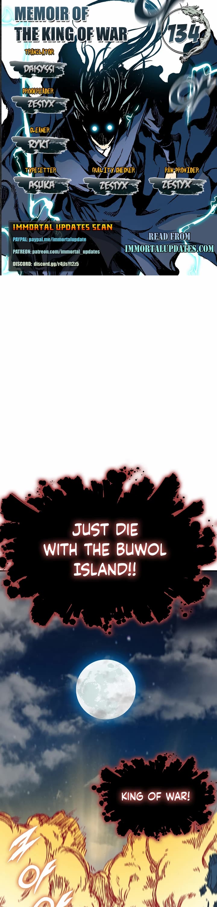 Memoir of the God of War Chap 134 - Next Chap 135