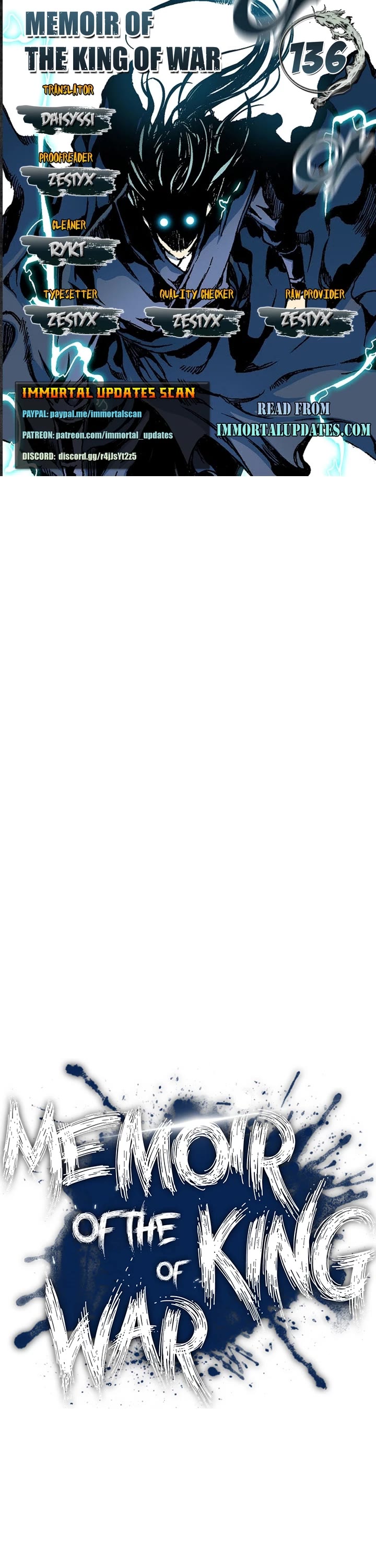 Memoir of the God of War Chap 136 - Next Chap 137