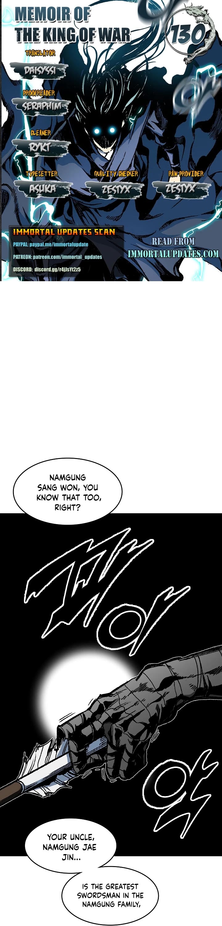 Memoir of the God of War Chap 130 - Next Chap 131