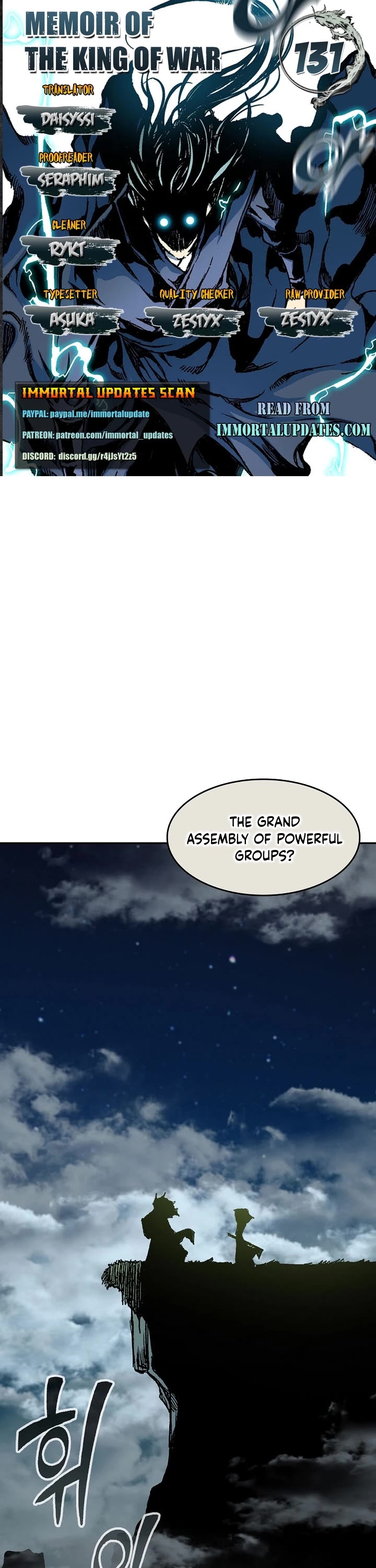 Memoir of the God of War Chap 131 - Next Chap 132