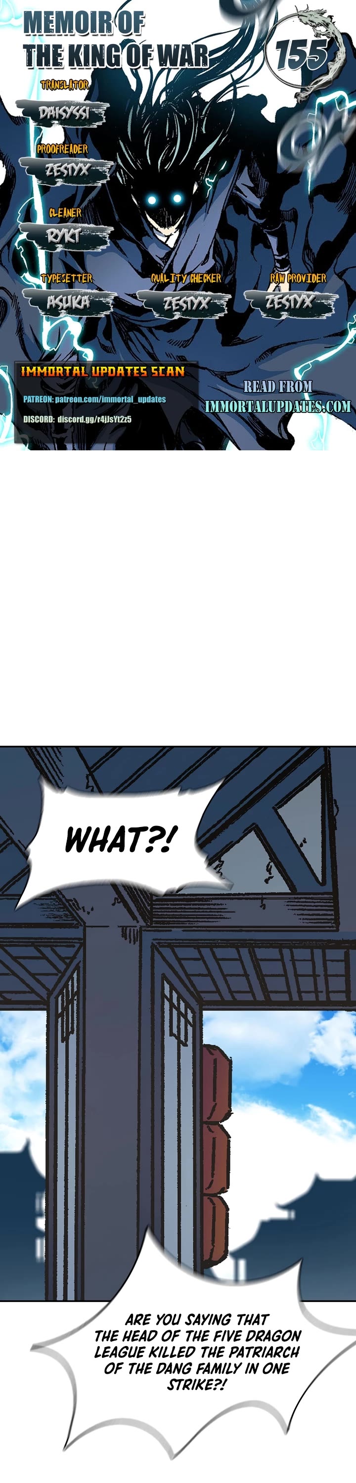 Memoir of the God of War Chap 155 - Next Chap 156