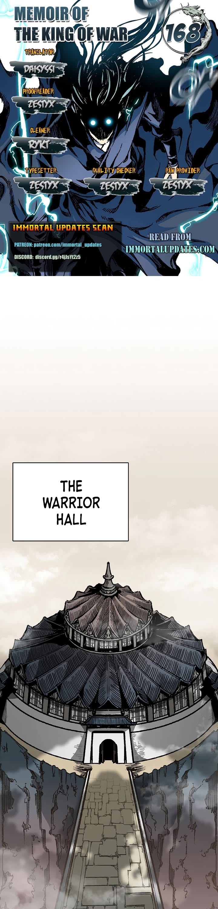 Memoir of the God of War Chap 168 - Next Chap 169