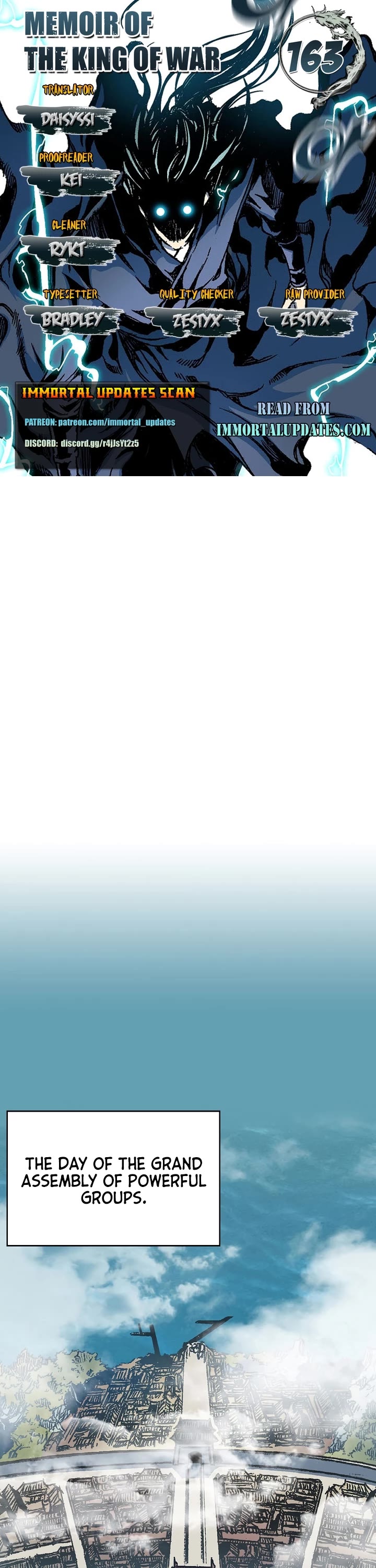 Memoir of the God of War Chap 163 - Next Chap 164