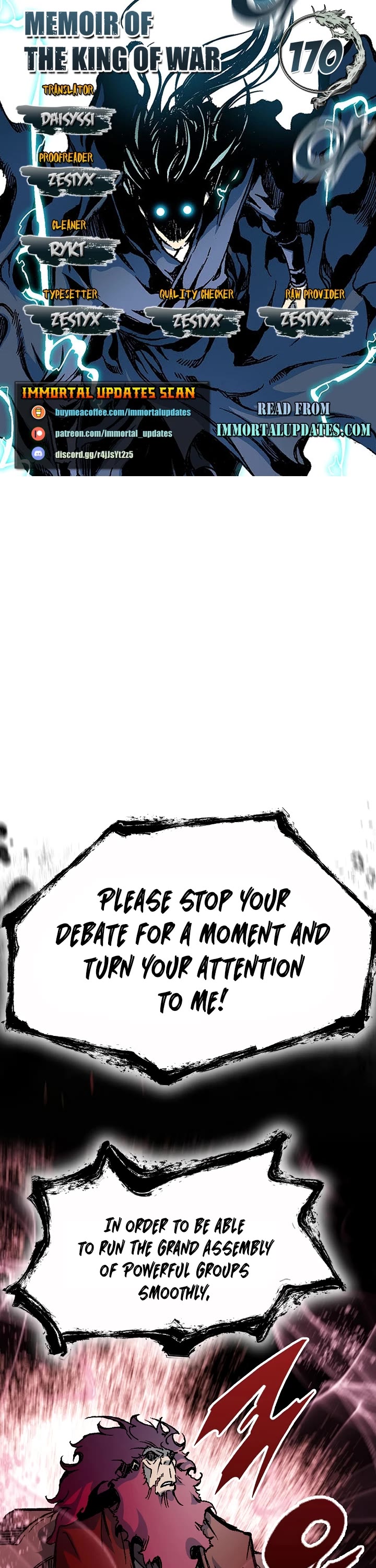 Memoir of the God of War Chap 170 - Next Chap 171
