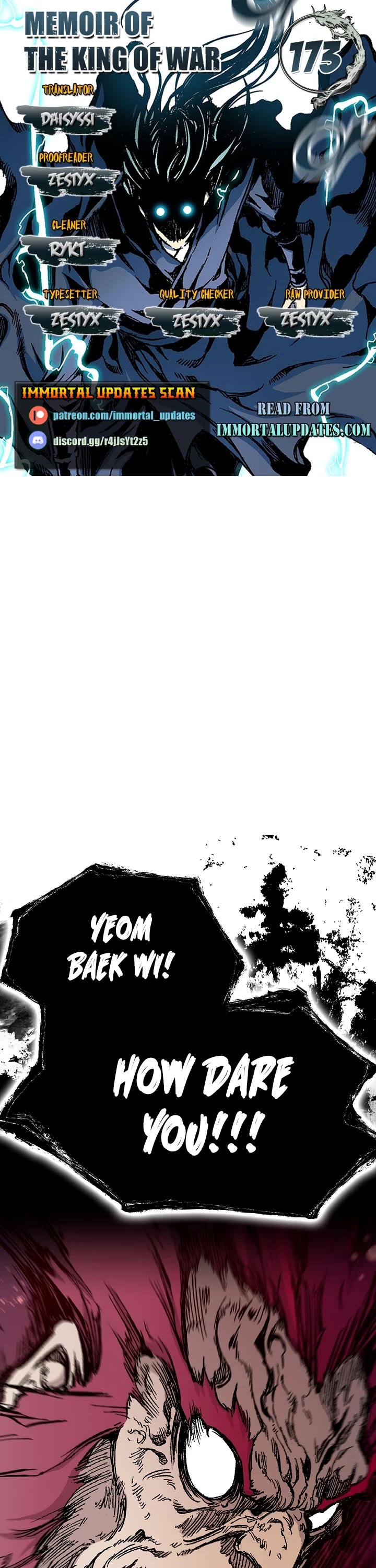 Memoir of the God of War Chap 173 - Next Chap 174