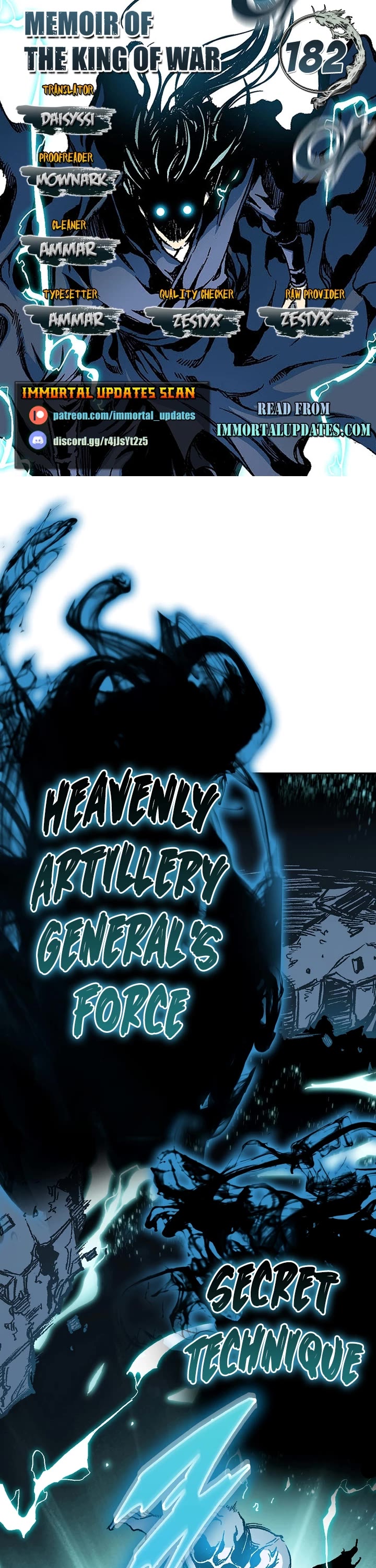 Memoir of the God of War Chap 182 - Next Chap 183