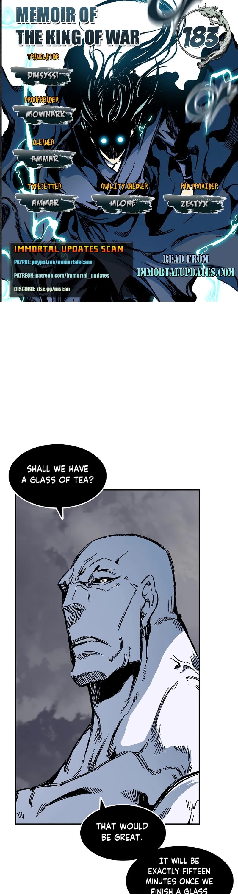 Memoir of the God of War Chap 183 - Next Chap 184