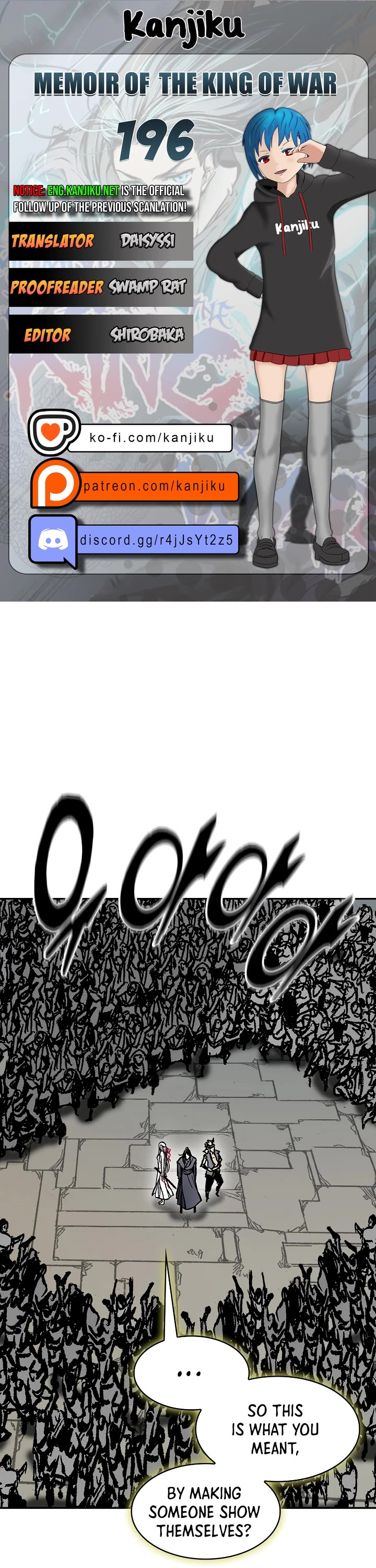 Memoir of the God of War Chap 196 - Next Chap 197