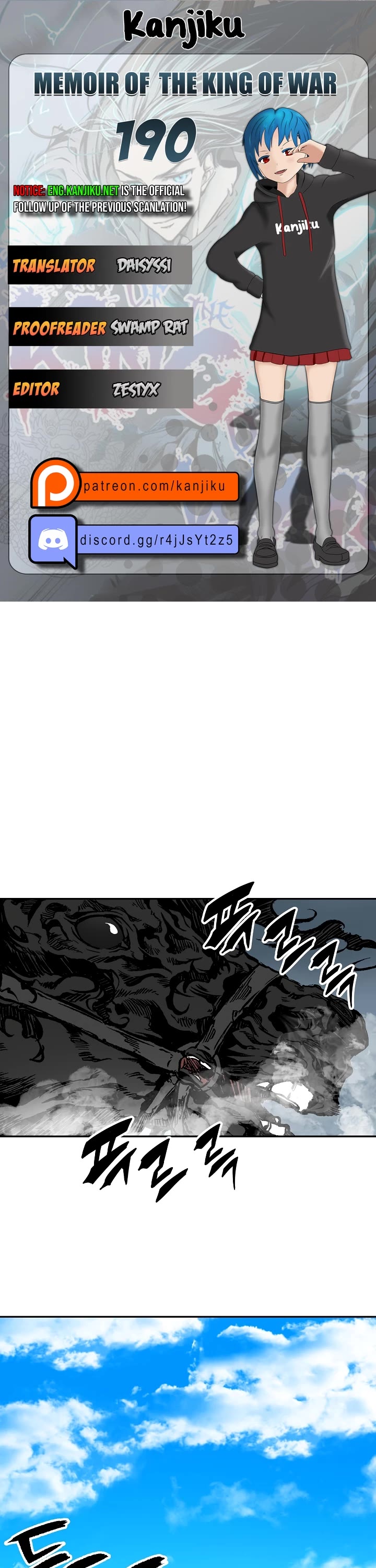 Memoir of the God of War Chap 190 - Next Chap 191