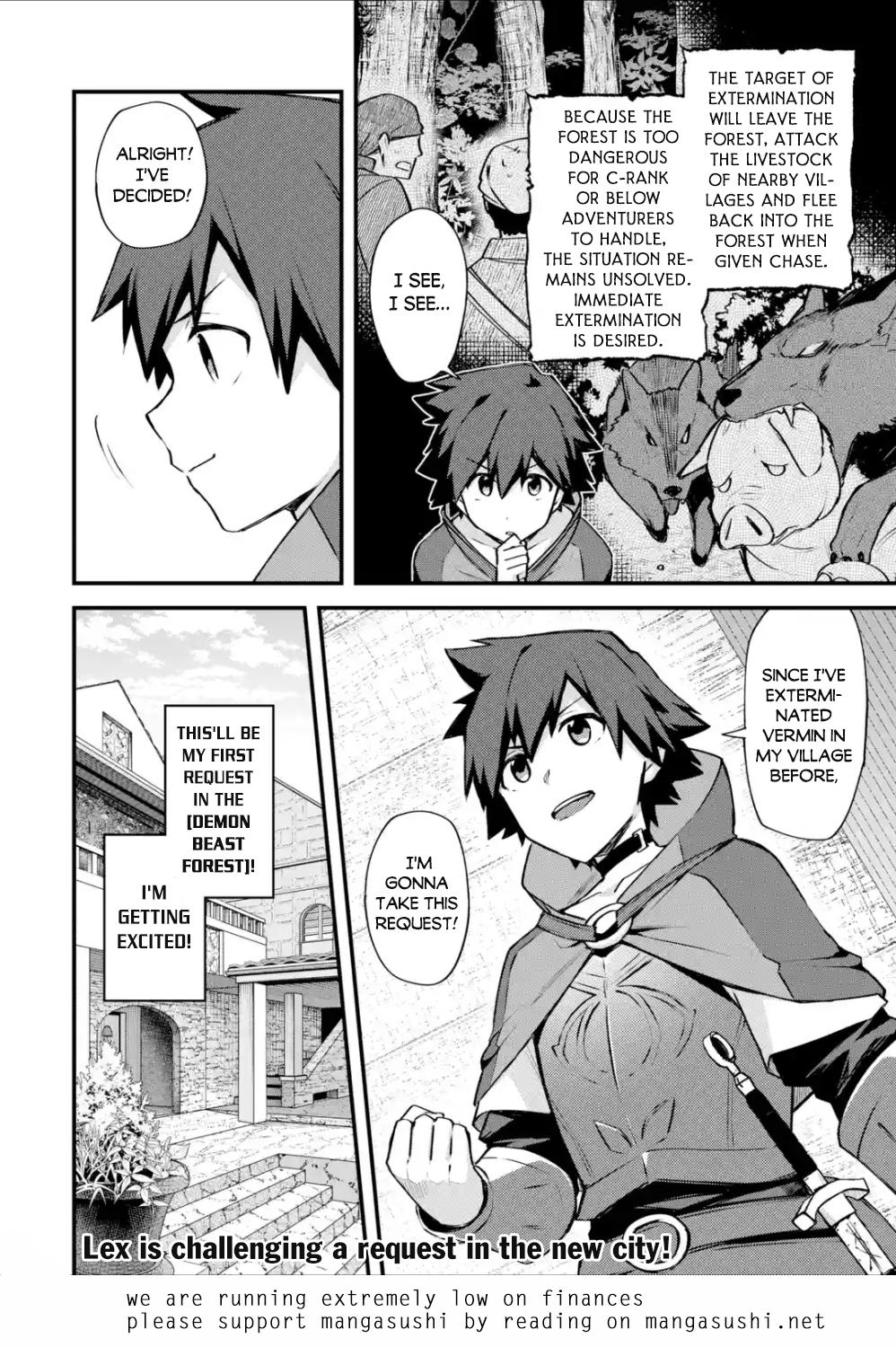 Nido Tensei shita Shounen wa S-Rank Boukensha Toshite Heion ni Sugosu Chap 16 - Next Chap 17