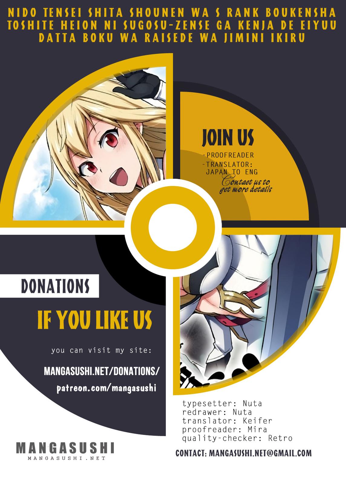 Nido Tensei shita Shounen wa S-Rank Boukensha Toshite Heion ni Sugosu Chap 19 - Next Chap 20