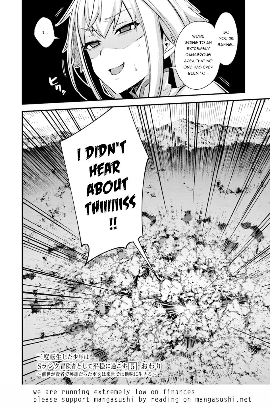 Nido Tensei shita Shounen wa S-Rank Boukensha Toshite Heion ni Sugosu Chap 25 - Next Chap 26