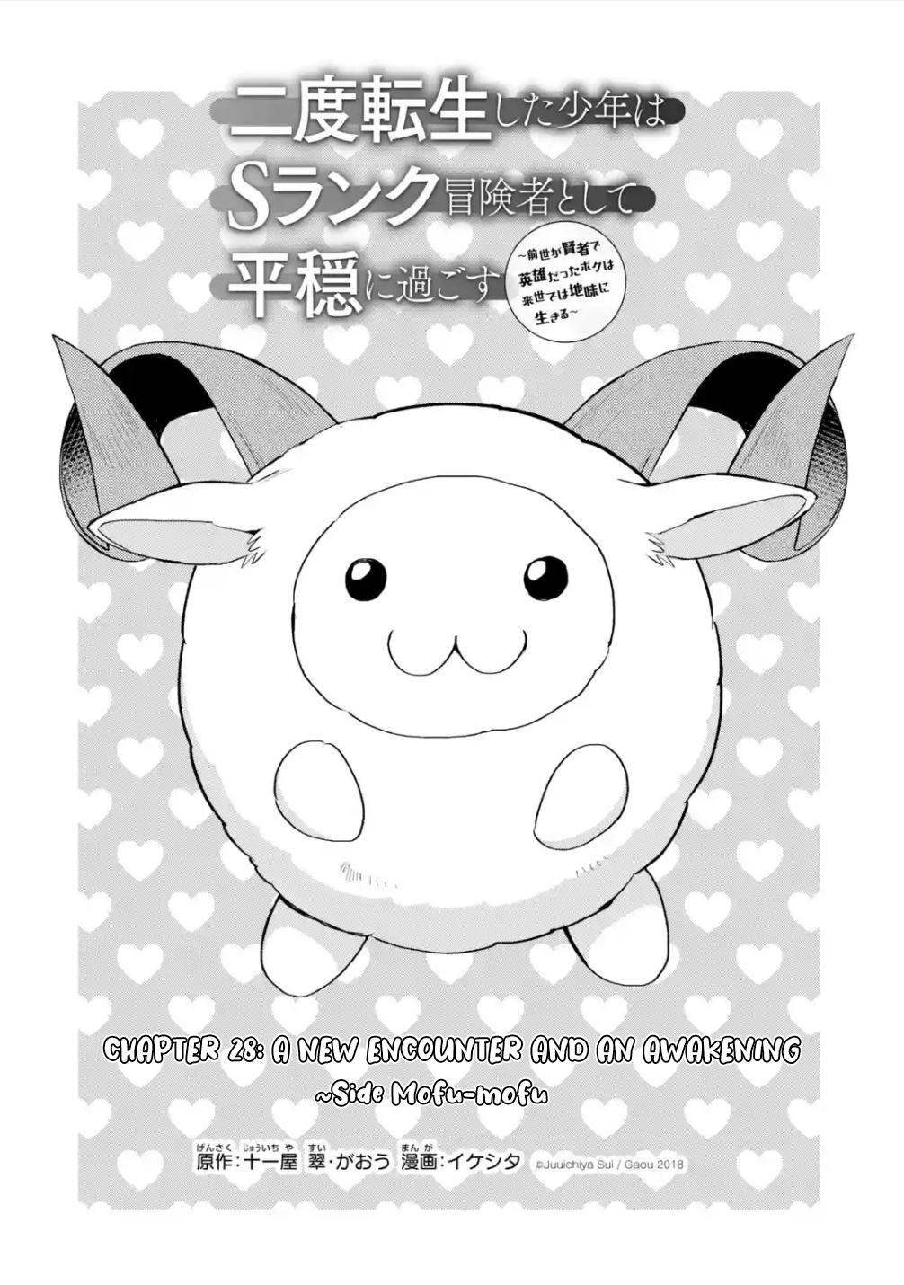 Nido Tensei shita Shounen wa S-Rank Boukensha Toshite Heion ni Sugosu Chap 28 - Next Chap 29