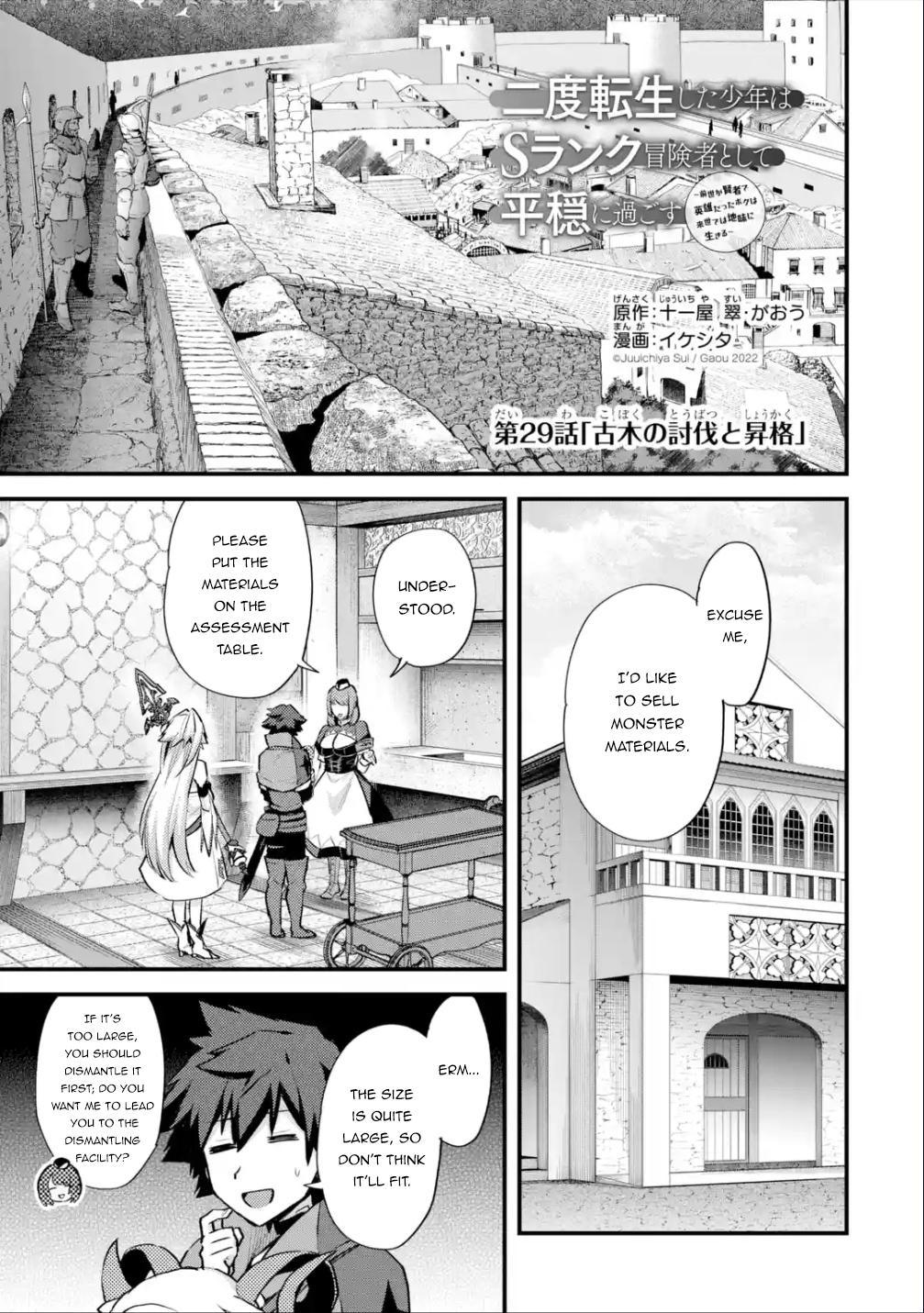 Nido Tensei shita Shounen wa S-Rank Boukensha Toshite Heion ni Sugosu Chap 29.1 - Next Chap 30.1
