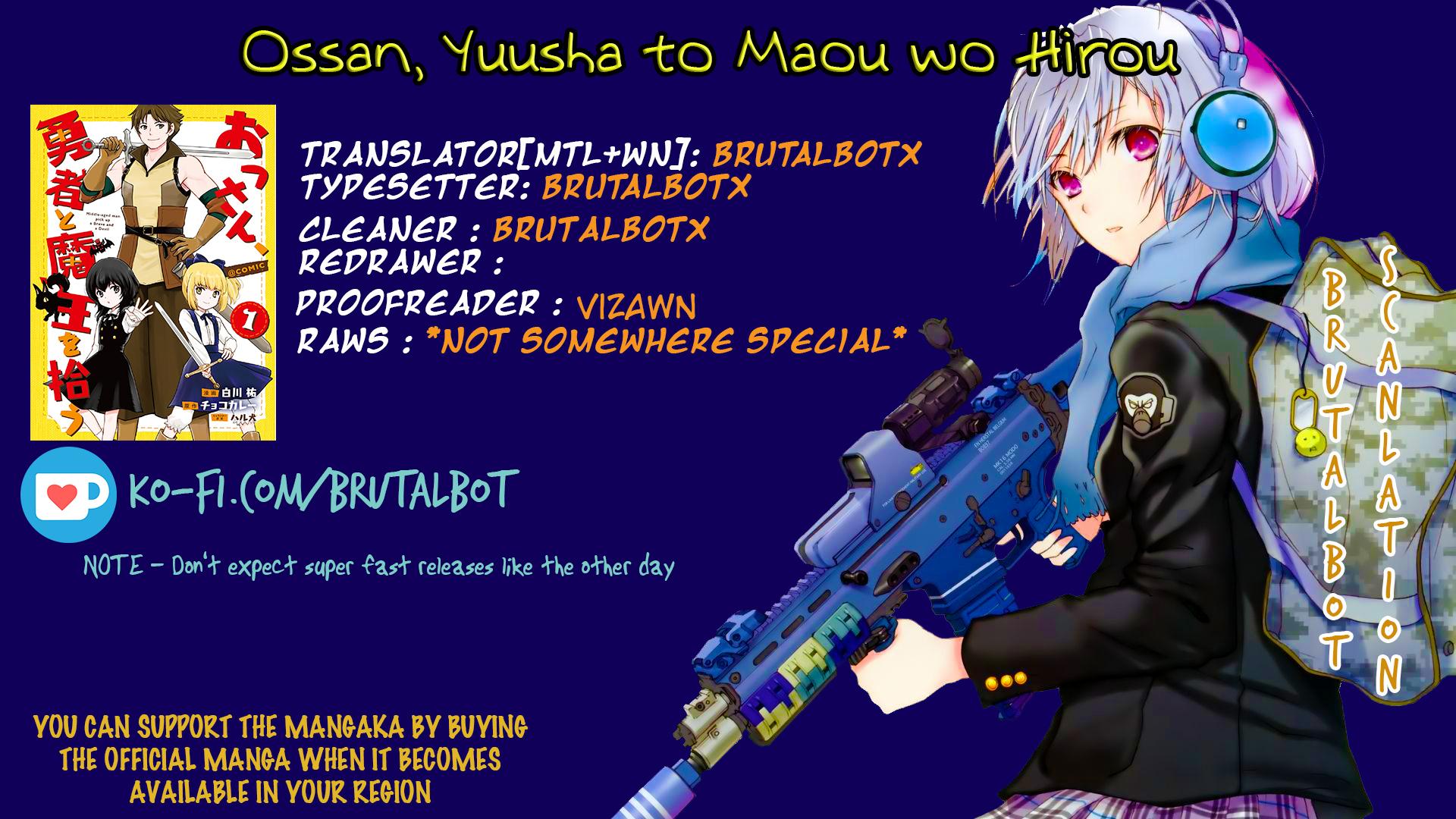 Ossan, Yuusha to Maou wo Hirou Chap 1.1 - Next Chap 2.1