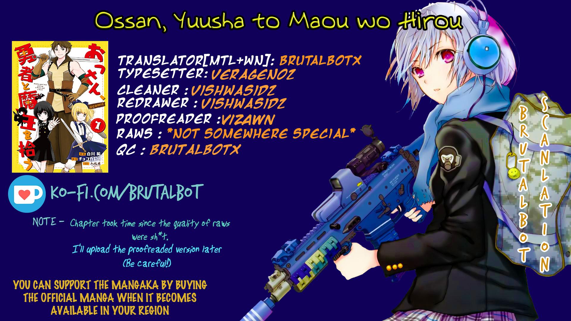 Ossan, Yuusha to Maou wo Hirou Chap 3.2 - Next Chap 4.2