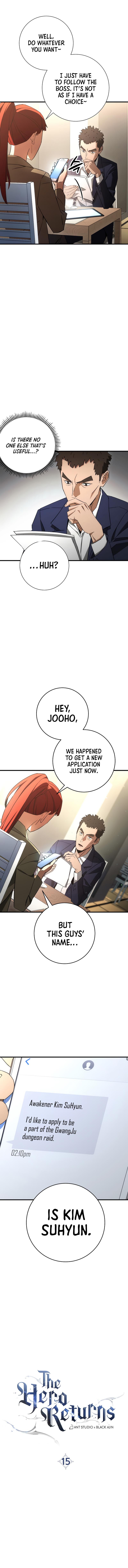 The Hero Returns Chap 15 - Next Chap 16
