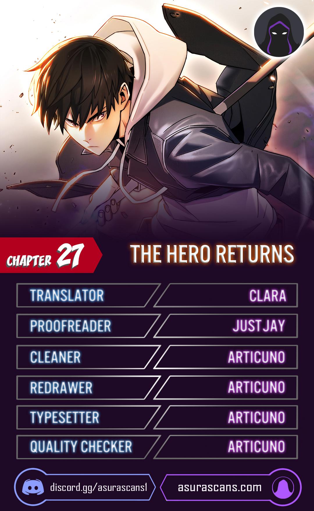 The Hero Returns Chap 27 - Next Chap 28