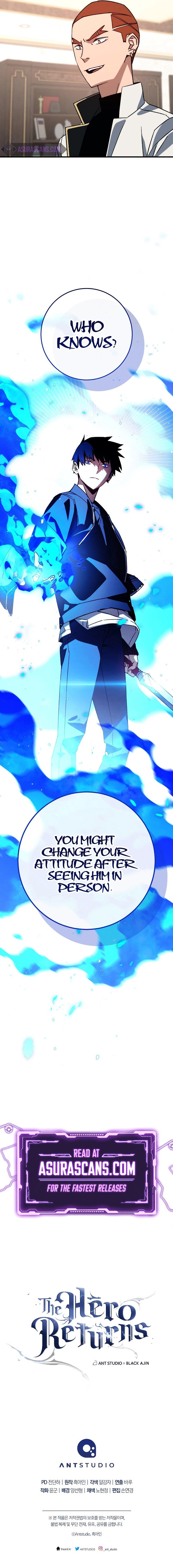 The Hero Returns Chap 64 - Next Chap 65