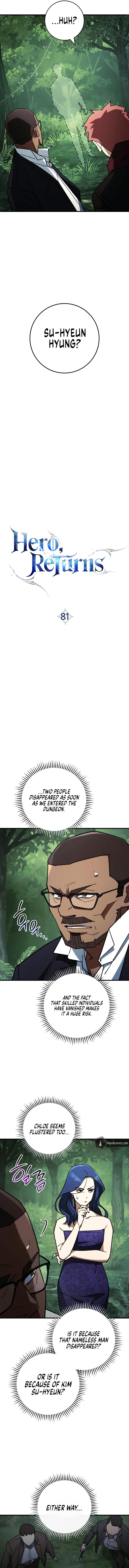 The Hero Returns Chap 81 - Next Chap 82